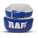 RAD Leather Belt 4 Gym Power Heavy Duty Weight Lifting Bodybuilding New (Blue XL)