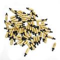 100PCS Single Hook Copper Atomizing Nozzle Drip Irrigation Sprayer Atomizing Sprinkler for 4/7 Hose