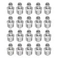 Uxcell 304 Stainless Steel Straight Hydraulic Grease Fitting M10 x 1mm Thread 20 Pack