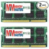 MemoryMasters 2GB (2x1GB) DDR SODIMM (200 pin) 333Mhz DDR333 PC2700 for Apple Compatible Mac Memory PowerBook G4 1.5GHz 12-inch SuperDrive (M9691LL/A) 115 2 GB (2x1GB)