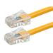 Monoprice Cat6 Ethernet Patch Cable - 0.5 Feet - Yellow RJ45 Stranded 550Mhz UTP Pure Bare Copper Wire 24AWG -