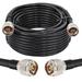 XRDS -RF N Male to N Male Cable 35FT Type N Cable KMR240 50 Ohm Coax Extension Cable N Male to N Male Connector Pure