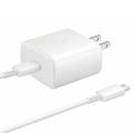 45W Super Fast Charger USB Type C Wall Charger for Samsung Galaxy S22 Ultra/ S22+/S22 Note 10 +/Note 20/S20/S21/S10/S9/S8 Galaxy Tab S7/S7+/S8/S8+/S8 Ultra Galaxy A PPS Charger with 3ft Cable WH