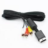 6Z A/V For Slim Cable Audio Video Cord AV PS2 PS3 Game Accessories