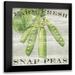 Schlabach Sue 20x20 Black Modern Framed Museum Art Print Titled - Farm Fresh Peas