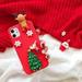 Diy Christmas Tree Hat Cute Deer Bear Red For Samsung S22 S20 FE S10 S21 S23 5G NOTE 20 ULTRA 10 Plus Case TPU Soft Cover