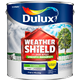 Dulux Paint Mixing Weathershield Smooth Masonry Paint Vanilla Mist 2, 5L