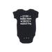 Rabbit Skins Short Sleeve Onesie: Black Solid Bottoms - Size 6 Month