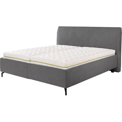 Polsterbett ALINA "Serina", grau (dunkelgrau tcm 89), B:180cm H:110cm L:219cm, Struktur fein TCM (100% Polyester), Betten, Wahlweise mit Matratze und Lattenrost, in diversen Ausführungen Image