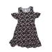 Justice Dress - A-Line: Black Print Skirts & Dresses - Kids Girl's Size 14