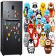 Animal Magnets Fridge Lot 20 pcs - Animal Nesting Dolls Refrigerator Magnets for Kids - Matryoshka Dolls Magnet Animals - Kids Fridge Magnets Animals