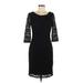 Laundry by Shelli Segal Casual Dress: Black Dresses - Women's Size 6