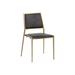 Everly Quinn Yukari Unfinished Stacking Side Chair Faux Leather in Gray | 33.75 H x 20 W x 21 D in | Wayfair 27C5074B2CD440E6B871331A84959700