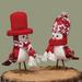 The Holiday Aisle® BIRD COUPLE SET OF 2 3.25"X4.75"X7.75" in Red/White | Wayfair A1FABD2A1D53403BBE73DE7CE0960048