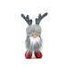 The Holiday Aisle® RUDI REINDEER GNOME LARGE 4”X2.5”X11” in Gray/Red | 7.5 H x 2.5 W x 1.5 D in | Wayfair CA28BD9BA2D24CFD9EB2A5763B9CC998