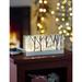The Holiday Aisle® LED Glass Winter Reindeer Holiday Scene Table Décor in Gray | 4.72 H x 9.45 W x 1.97 D in | Wayfair