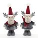 The Holiday Aisle® "MAD 4 PLAID" MOOSE COUPLE w/ FEET SET OF 2 5.5"X13.5" in Brown/Gray/Red | Wayfair DFE6EB686C514725947FC401BC0F1C6F