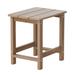 Highland Dunes Aliah Outdoor Side Table Adirondack Tables Weather Resistant Patio Table Plastic End Tables Wood in Brown | Wayfair