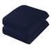 Inbox Zero 2 - Piece Seat Outdoor Cushion Polyester in Blue/Black | 2.9 H x 18 W x 17 D in | Wayfair BC7776CE8D7344DAB0DC1E4E9EB0618F