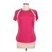 Nike Active T-Shirt: Pink Print Activewear - Women's Size Medium