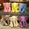 40cm 60cm Height Kawaii Plush Elephant Doll Toy Kids Play Back Cushion Cute Stuffed Elephant Child