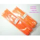 Self Locking cable tie color Plastic Nylon Wire Cable Zip Ties 100pcs orange Cable Ties Fasten Loop