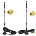 2.4GHz 5GHz 5.8GHz 9dBi WiFi Base magnetica RP-SMA SMA Antenna maschio per Router WiFi scheda di rete Wireless adattatore USB fotocamera