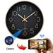 JLLOM 1080P WiFi IP Camera Wall Clock - Remote Monitoring Motion Detection - Home Office Security Nanny Cam