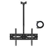 72 Inch TV Wall Mount Ceiling TV Mount- Hanging TV Mount Bracket Fits 32-70 Inch LCD LED OLED 4K TVs Flat Screen Display-TV Pole Mount Holds up 110lbs with VESA from 200x100mm to 600x400mm