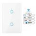 Smart WiFi Light Switch Works with Alexa Google Home & IFTTT Smart Dual Wall Switch with Tempered Glass Touch Panel Modern Design App Remote Control Timer Switch