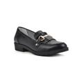 Women's Galeena Casual Flat by Cliffs in Black Smooth (Size 6 M)