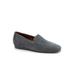 Women's Vista Casual Flat by SoftWalk in Smoke Suede (Size 11 M)