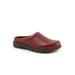 Women's Andria Slip On Clog by SoftWalk in Dark Red (Size 12 M)