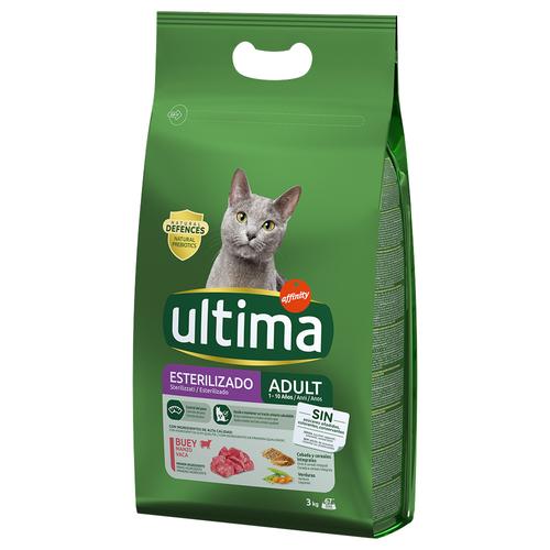 3kg Ultima Sterilized Rind Katzenfutter trocken