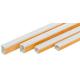 ENVA® Electrical Cable Trunking, White Self Adhesive Paintable PVC Trunking Cable & Wire Tidy Plastic Electrical Conduit Mini Trunk (30, 25x25mm)