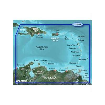 Garmin BLUECHART G2 HXUS030R SOUTHEAST CARIBBEAN MICROSD