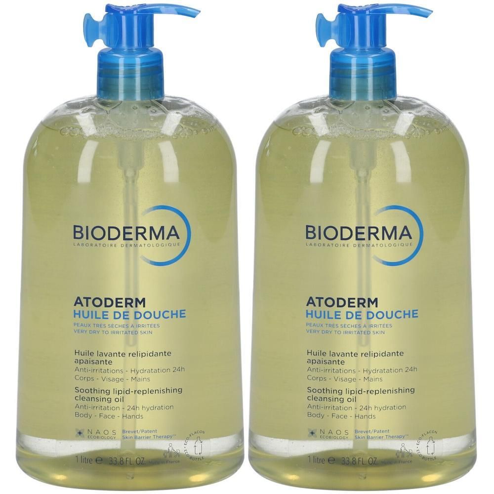 Bioderma Atoderm Olio da Doccia 2x1 l