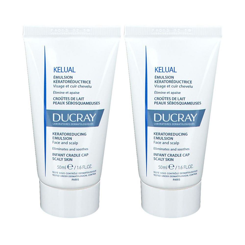 DUCRAY KELUAL Emulsione 2x50 ml Crema