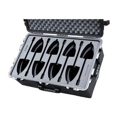 Jason Cases Hard Case for 8 Shure MX412 Microphone...