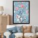 Red Barrel Studio® Chinoiserie w/ Birds & Peonies XVI Framed On Canvas Print Canvas, Cotton | 24 H x 24 W x 1 D in | Wayfair