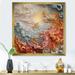 World Menagerie Cream Astrology Nebula Marble V - Abstract Shapes Wall Decor Canvas, Cotton | 16 H x 16 W x 1 D in | Wayfair