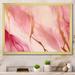 Mercer41 Pink & Gold Enchanted Spills II - Abstract Wall Art Prints Plastic | 34 H x 44 W x 1.5 D in | Wayfair 3261AC51921544479DC7AAC181A88566