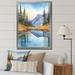 Millwood Pines Autumn Lake Reflections II - Lake Wall Art Prints Canvas, Cotton | 20 H x 12 W x 1 D in | Wayfair BD30E5BCBAE04C31AE32B4660DD1AEA3