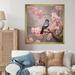 Red Barrel Studio® Bluebird On Blossom Cherry III redCanvas, Cotton | 30 H x 30 W x 1 D in | Wayfair 670F414A311A4524B412526BD24198CB