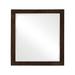 Winston Porter Michae Rectangular Beveled Dresser Mirror in Cappuccino Wood in Brown | 40.25 H x 32.35 W x 1.15 D in | Wayfair