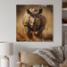 Loon Peak® African Rhinoceros Running On Wood Print Wood in Brown | 25 H x 25 W x 0.78 D in | Wayfair 07CBCDA520BA4AE1B788CDDA61608B17