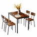 17 Stories Nermana Unfinished Low Back Side Chair Wood in Black/Brown | 30.32 H x 43.31 W x 27.56 D in | Wayfair 8C176D6992DC439BB6D3694F42FA4AD0