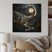 Loon Peak® Janin Landscape Barn By Moonlight IV On Wood Print Wood in Black | 35 H x 35 W x 0.78 D in | Wayfair 91290314F61B47B9A060D677929EADE1
