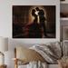 Red Barrel Studio® Wedding Couple Cherished Moments On Wood Print Metal in Brown | 30 H x 40 W x 0.78 D in | Wayfair