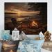 Dovecove Sarris Beach Photo Beach Bonfire II On Wood Print Wood in Brown | 10 H x 20 W x 0.78 D in | Wayfair 727D99483DC8430E9B1C4FA286E77253